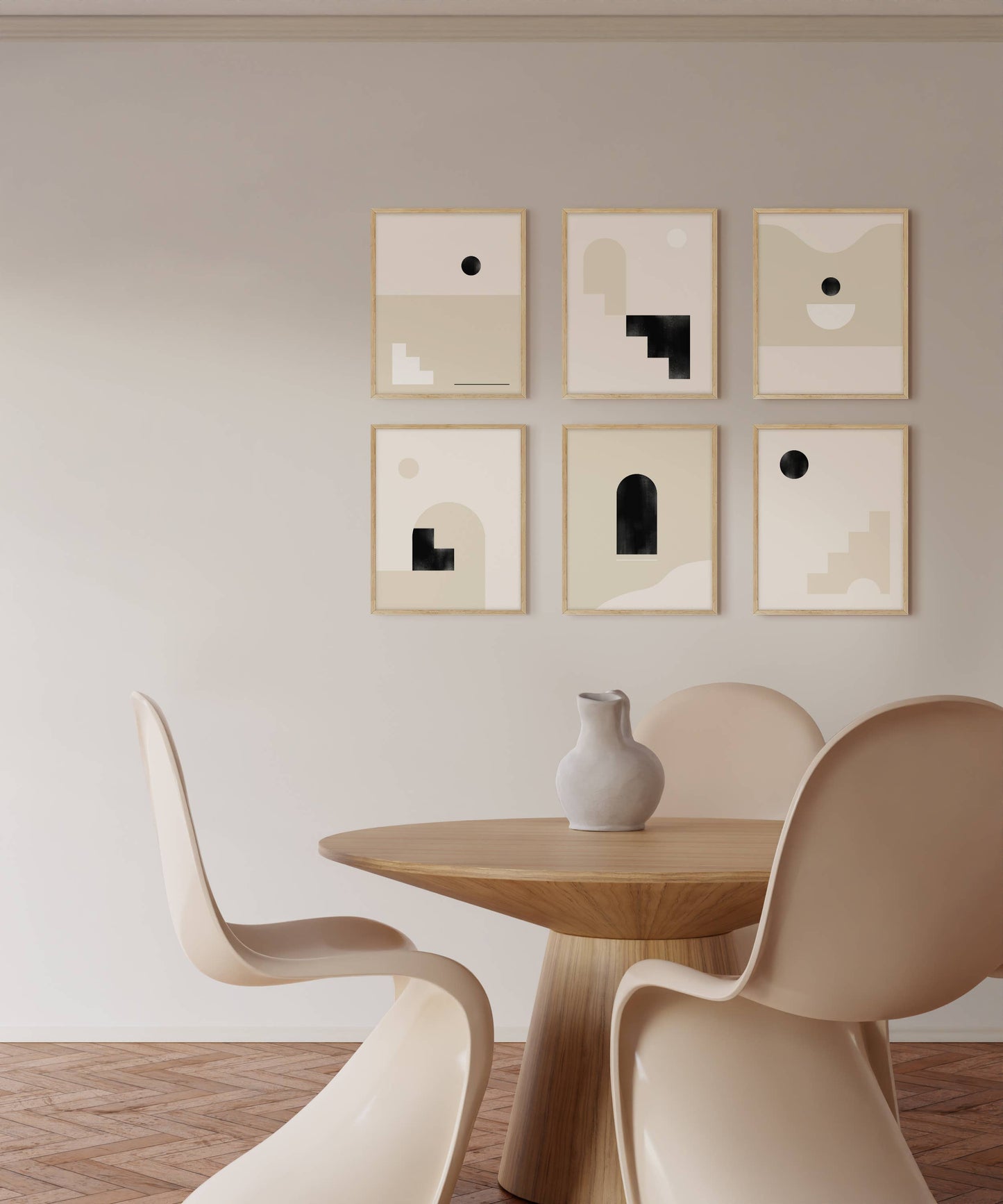 Natural Oak Wood Frame