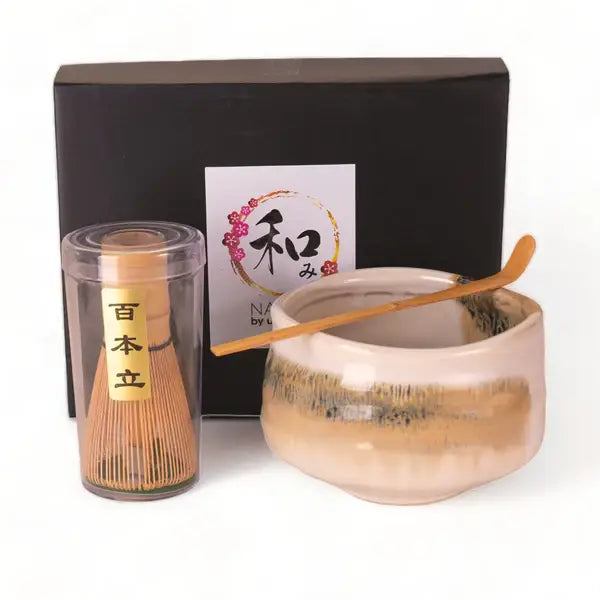 Matcha Bowl Set with Whisk and Tea Spoon