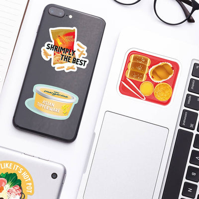 Chinese bakery tray vinyl sticker