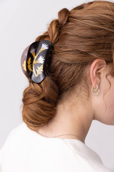 Milk Thistle Hair Claw Clip
