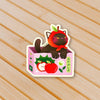 Apple Cat Sticker
