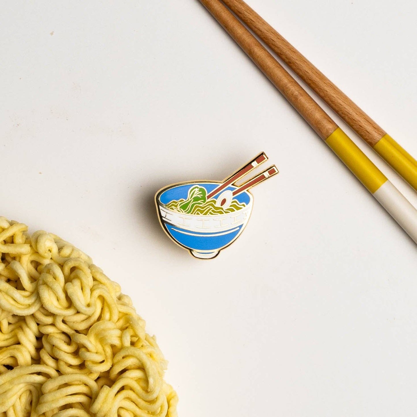 Noodle Soup Enamel Pin