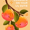 Orange Baby Card