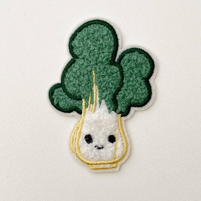 Bok Choy Chenille Stick-On Patch