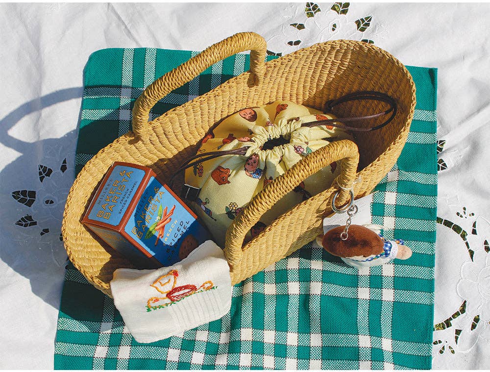 Oxford Cotton Insulated Lunch Pouch