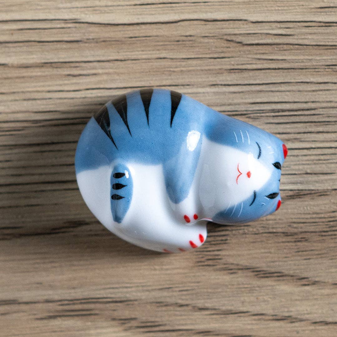 Cat Chopsticks Rest Blue
