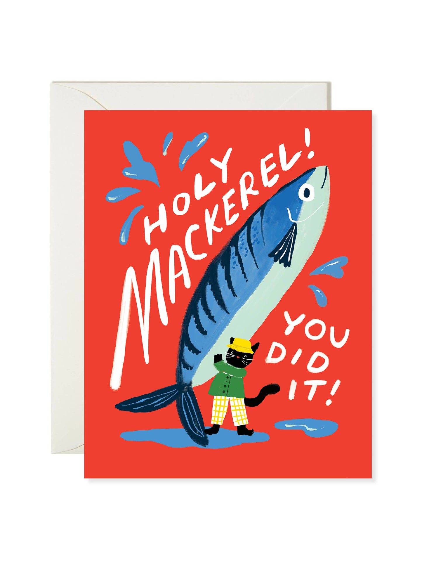 Holy Mackerel Congratulations Card