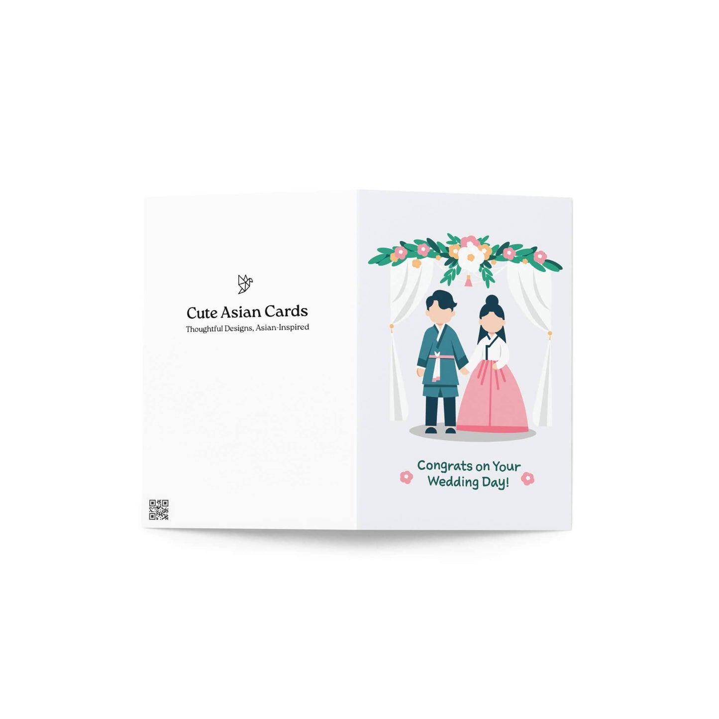 Korean Hanbok Wedding Card