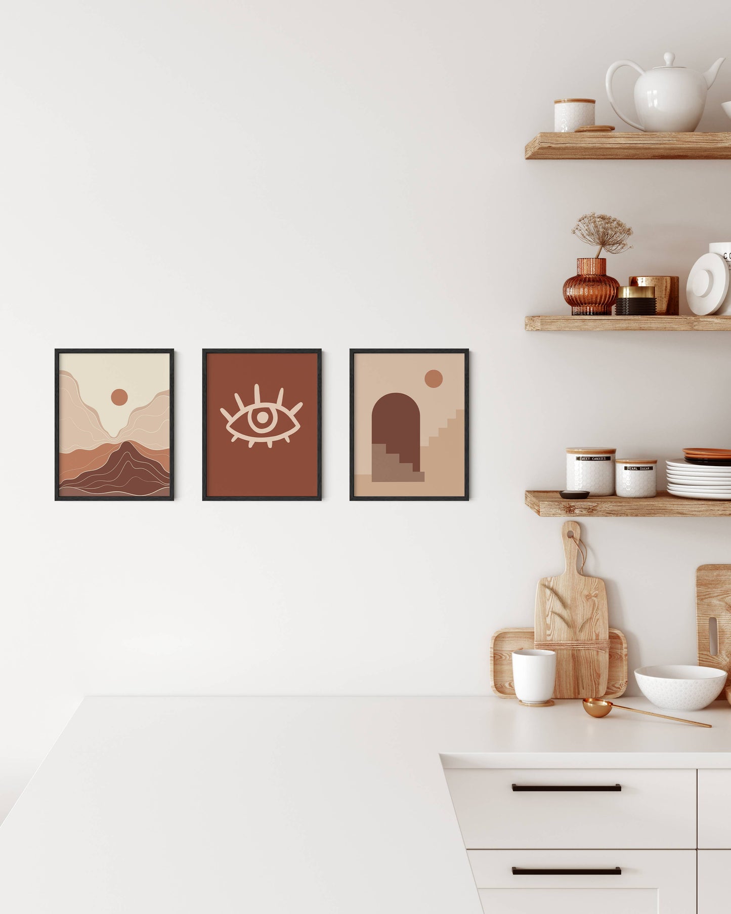 Black Oak Wood Frame