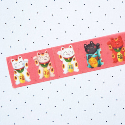 Lucky Cats Maneki Neko Washi Tape