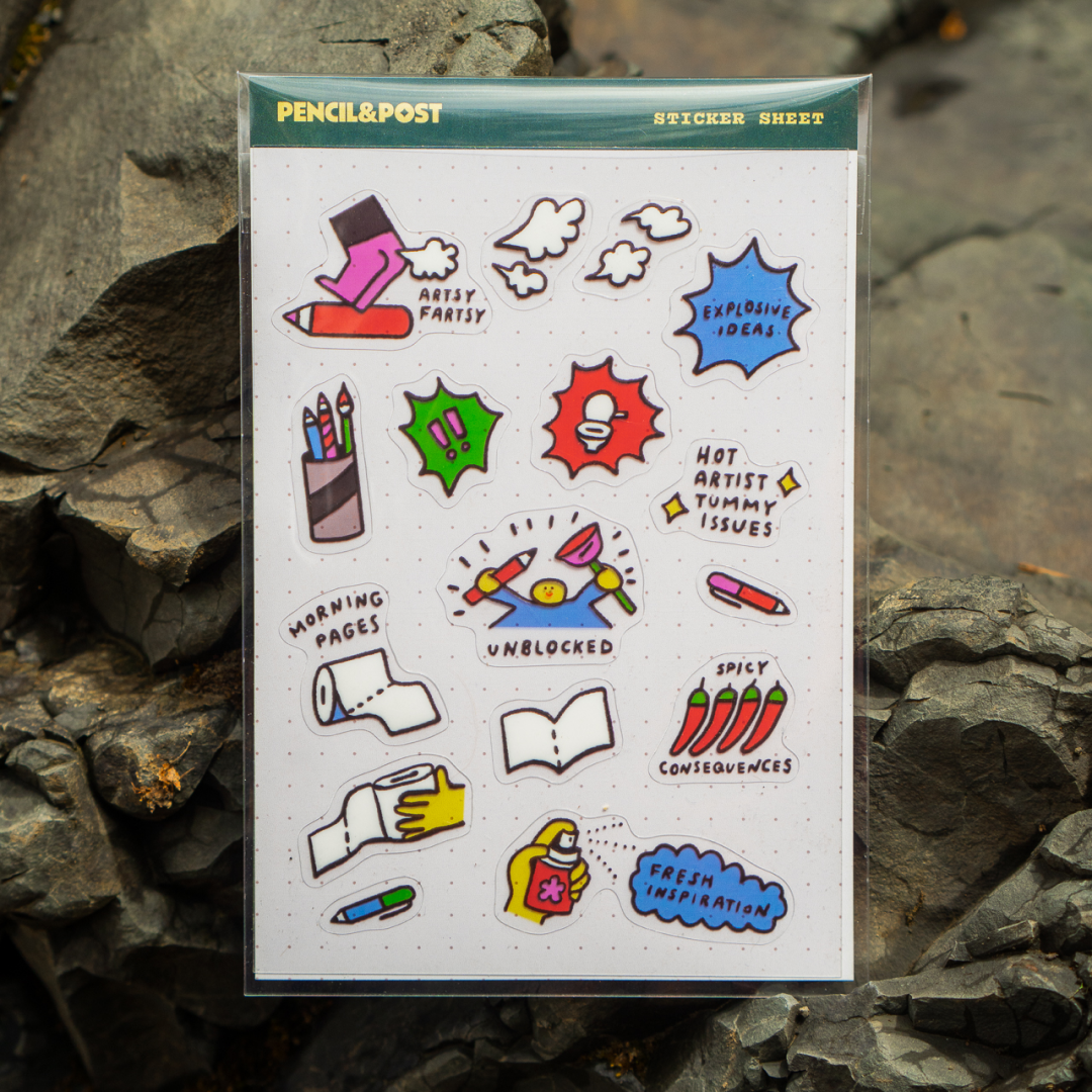 Artsy Fartsy Sticker Sheet