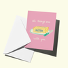 Butter With You Food Pun Love & Friendship Card