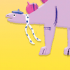 STEGGYSAURUS - Birthday Card