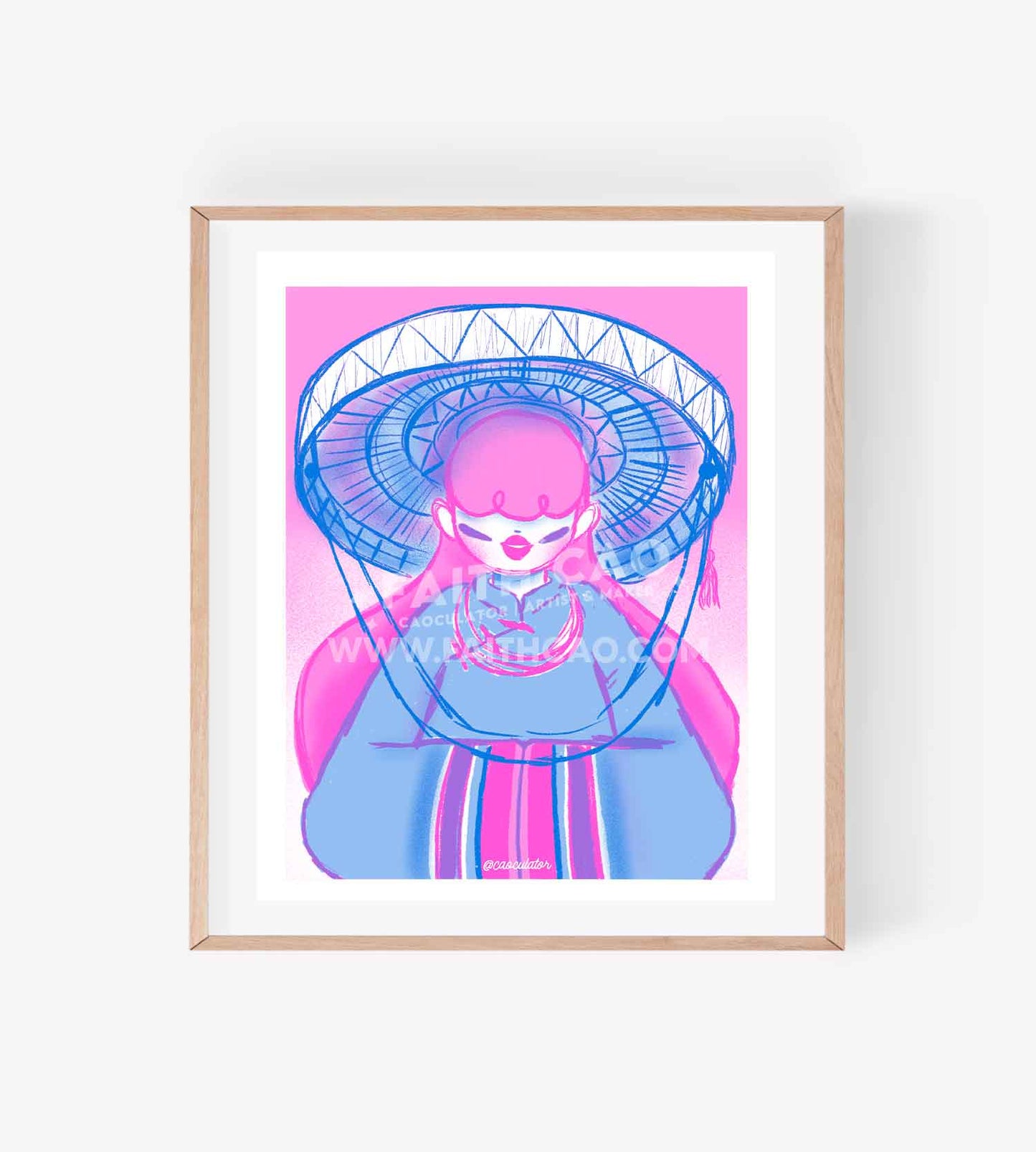 Vietnamese Risograph Print