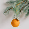 Orange Felt Ornament