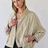Stand Collar Button Jacket