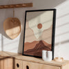 Black Oak Wood Frame