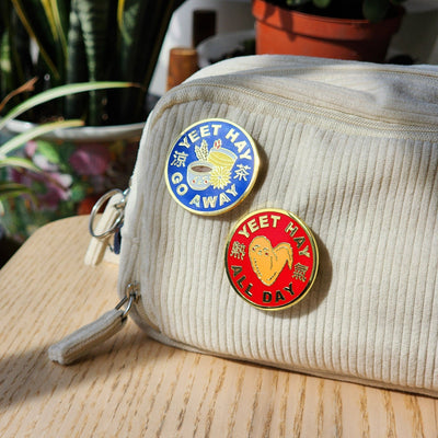 Yeet Hay All Day Enamel Pin