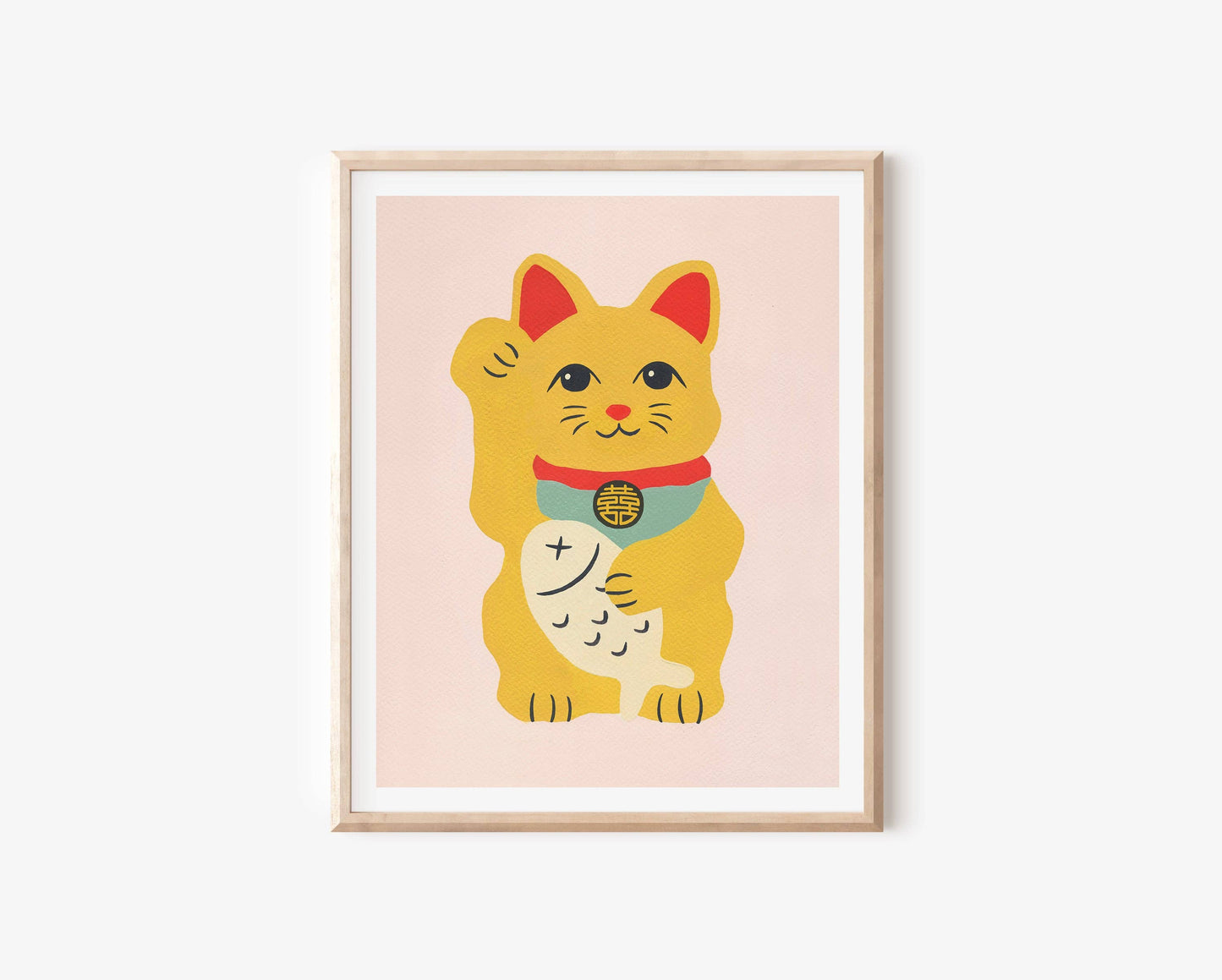 Lucky Cat Art Print