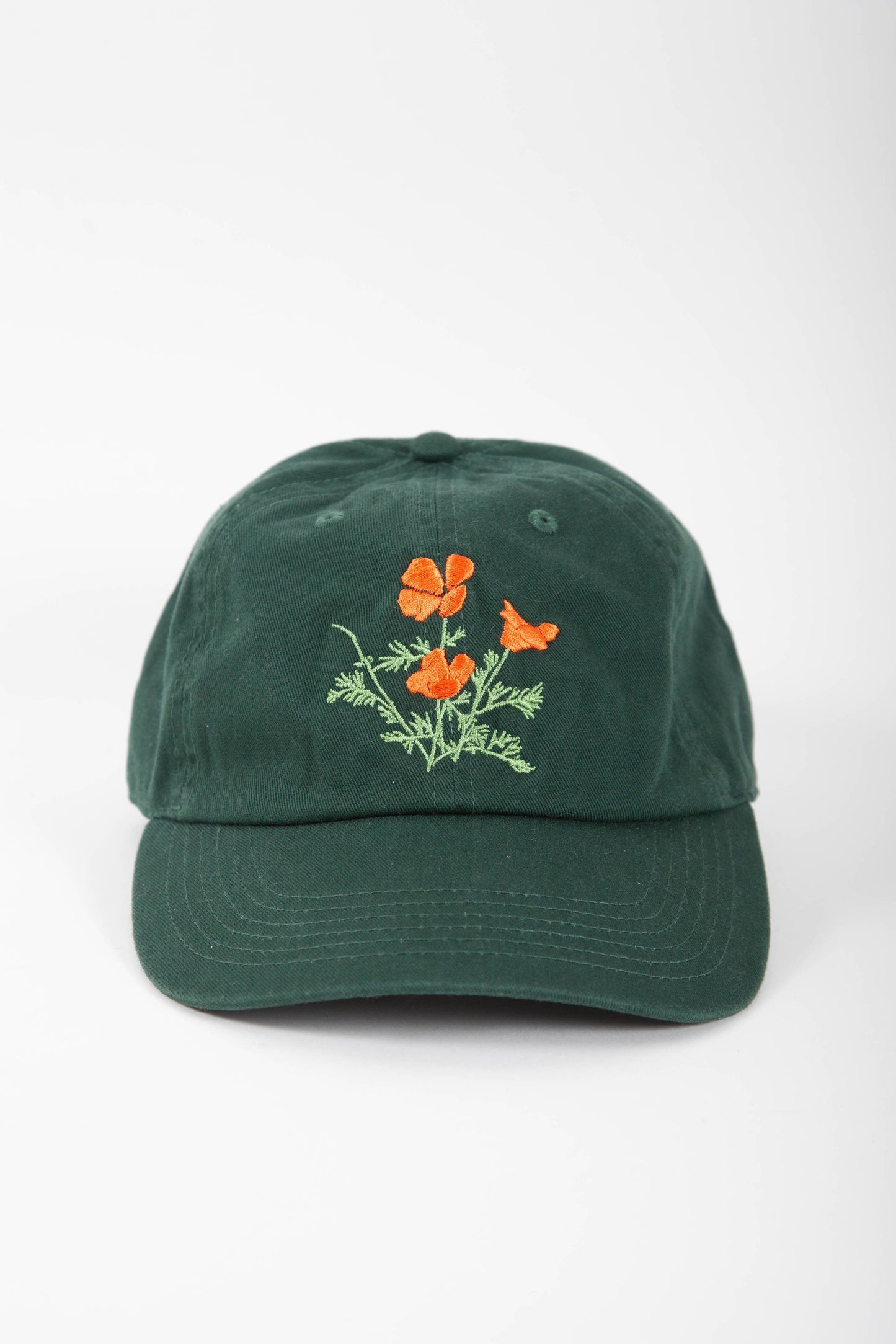 Poppy Cap - Dark Green