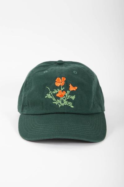 Poppy Cap - Dark Green