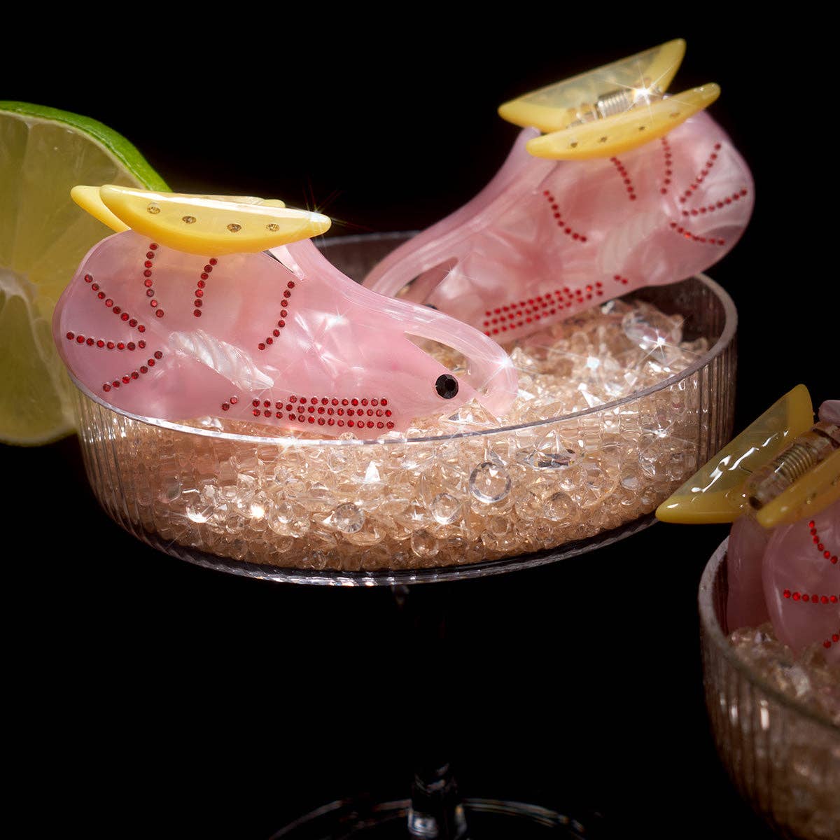 Shrimp Cocktail Hair Claw Clip
