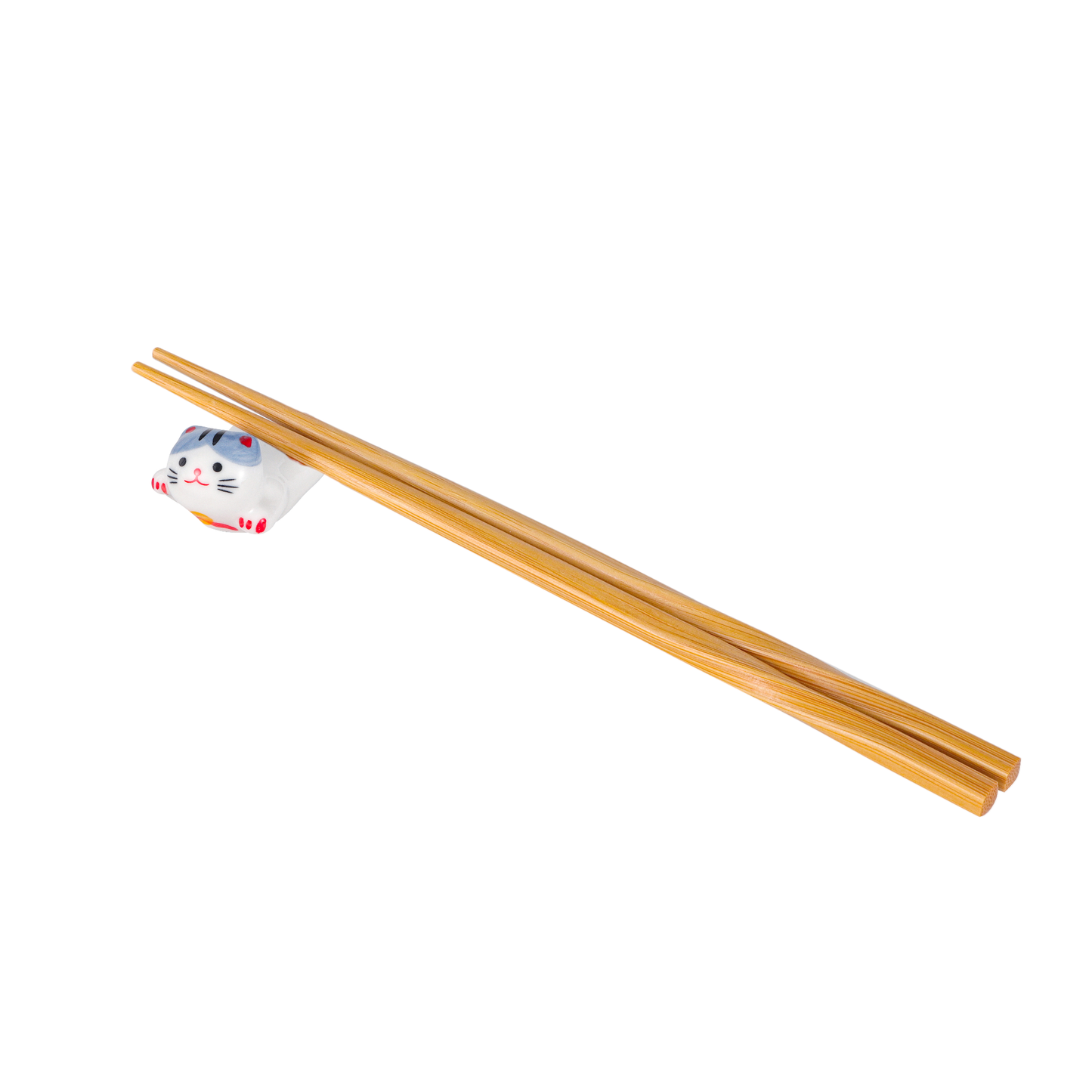 Cat Chopsticks Rest Gray