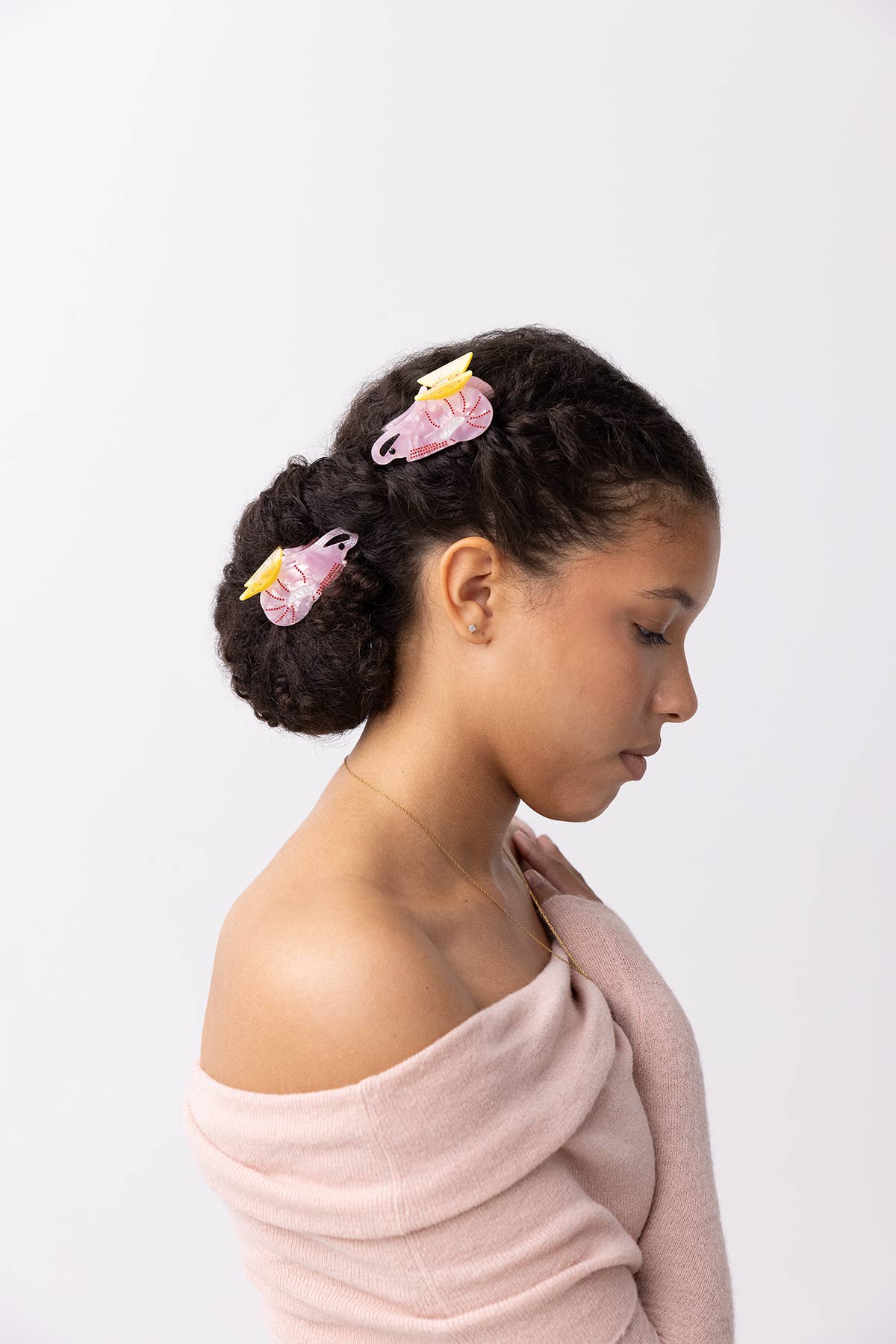 Shrimp Cocktail Hair Claw Clip