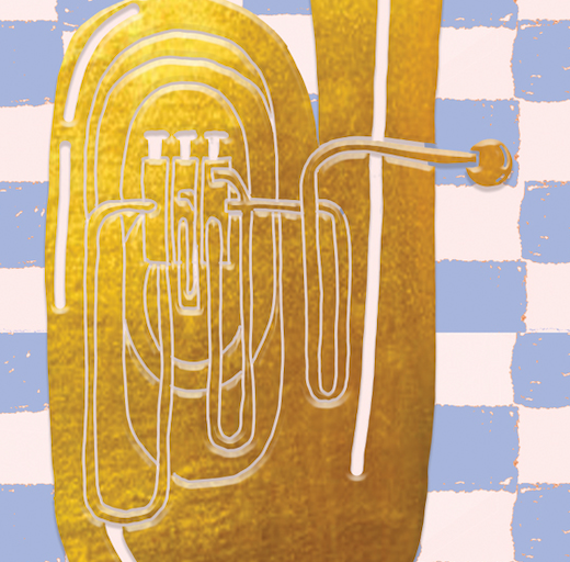 TUBA FOR DAD - Father's Day Card