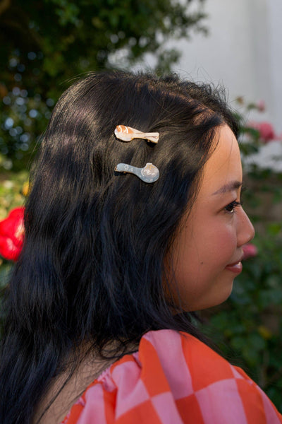 Mini Dim Sum Sushi Hair Clip Set