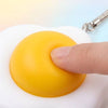 Fried Egg Clicker Keychain