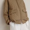 The Greta Jacket | Oversized Quilted Jacket with Drawstrings