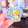 Cute Dog Affirmation Sticker