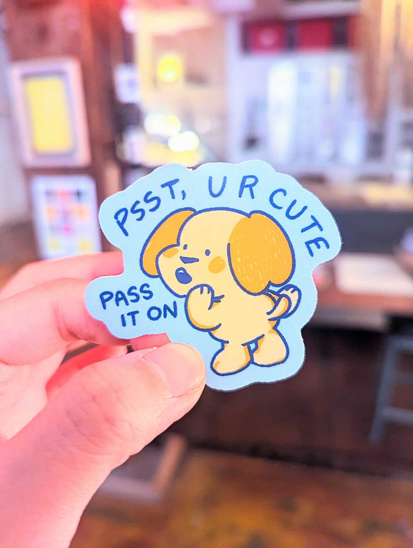 Cute Dog Affirmation Sticker