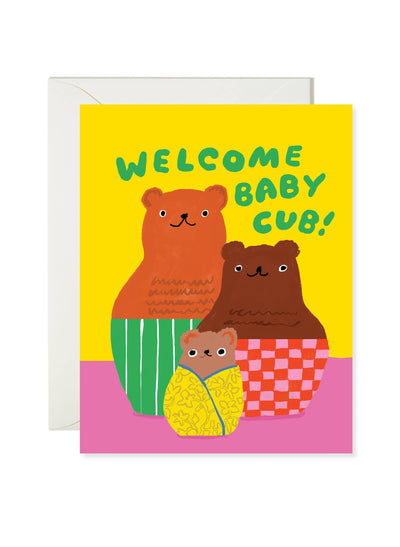 Bear Cub Nesting Doll Card
