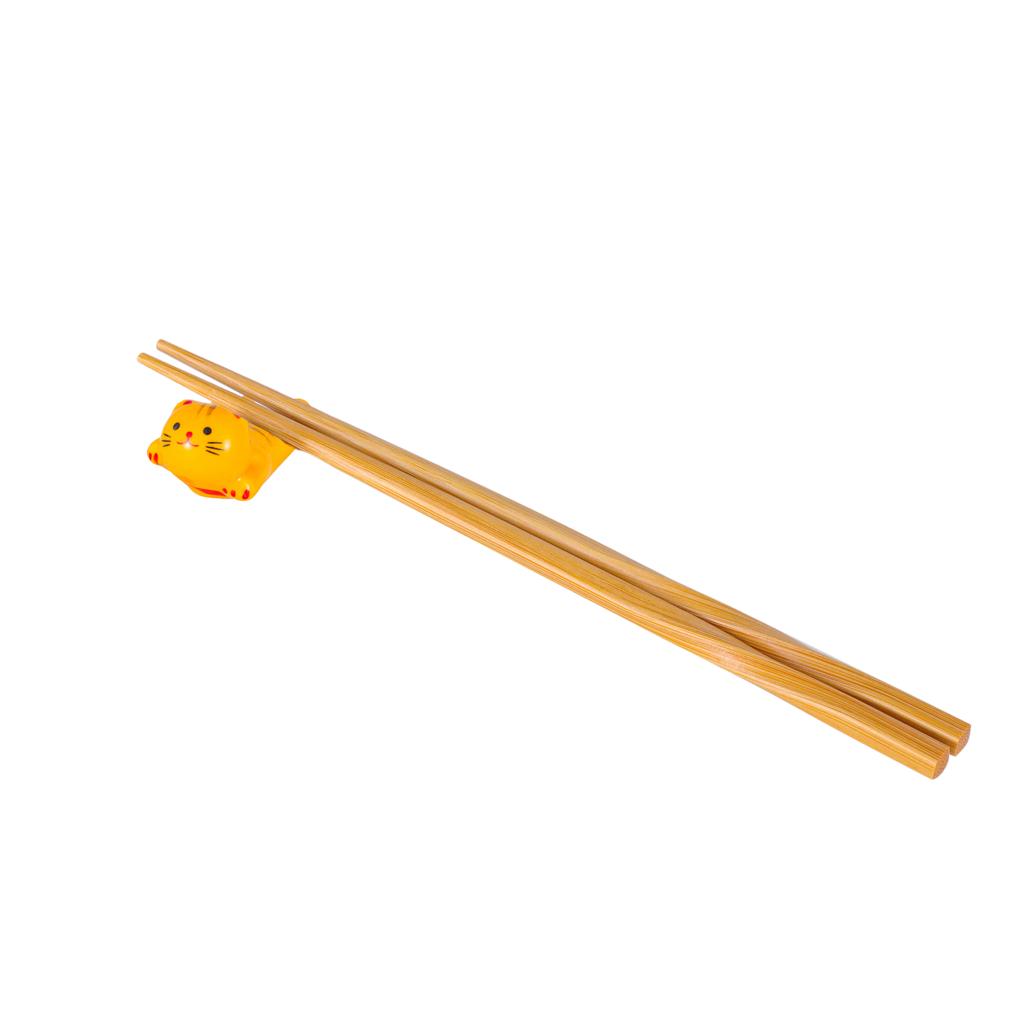 Cat Chopsticks Rest Yellow
