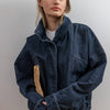 High Neck  Denim Jacket