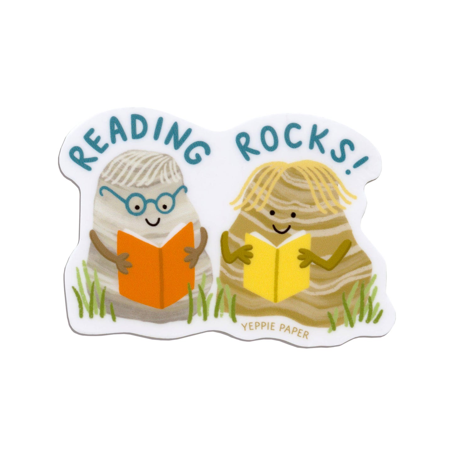 Reading Rocks Sticker