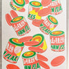 Haw Flake Risograph Print