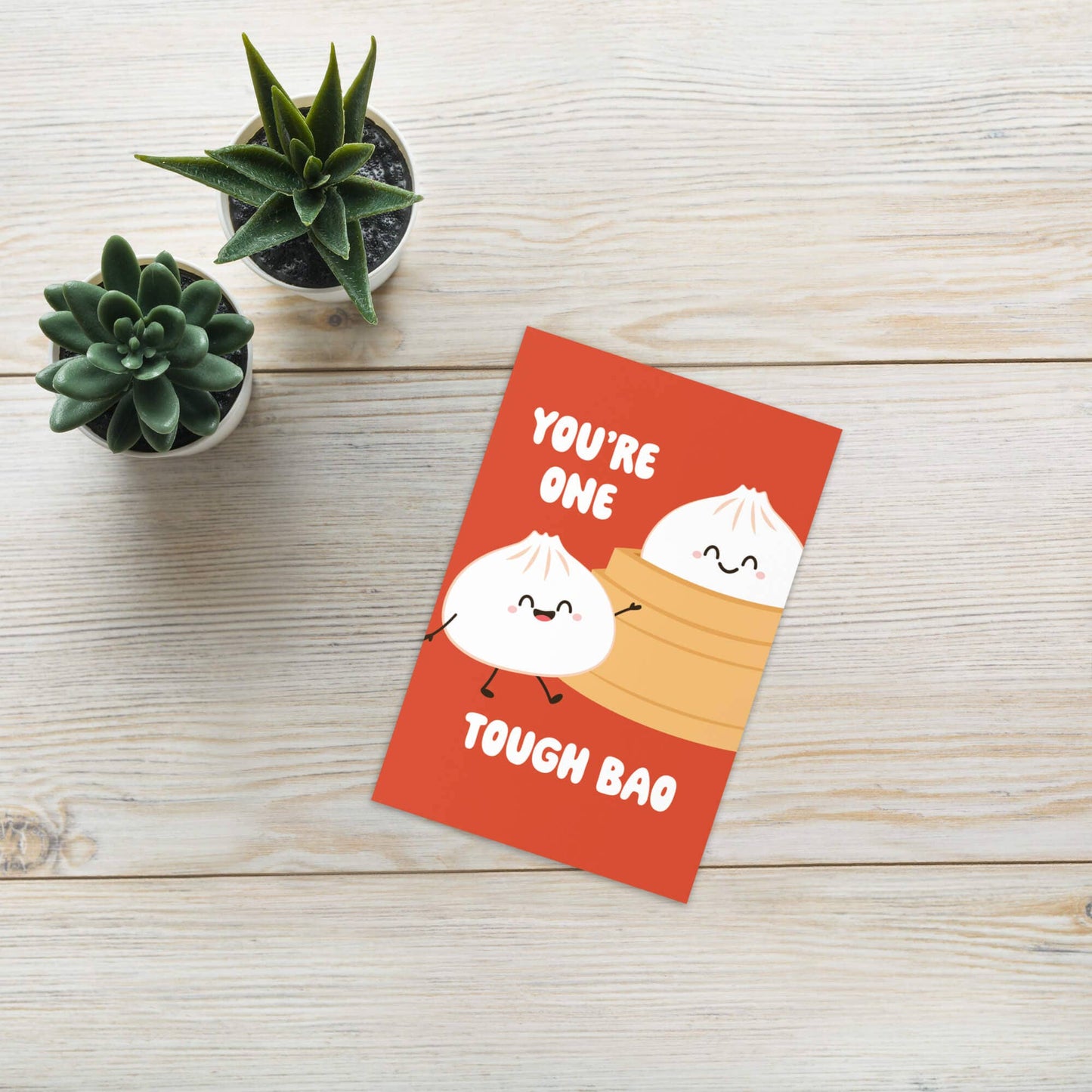 One Tough Bao Get Well Card