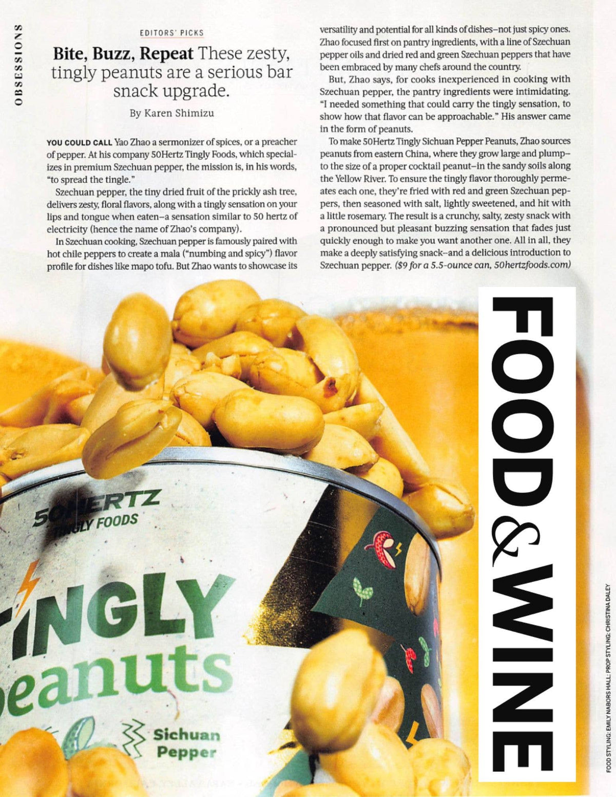 Tingly Sichuan Pepper Peanuts