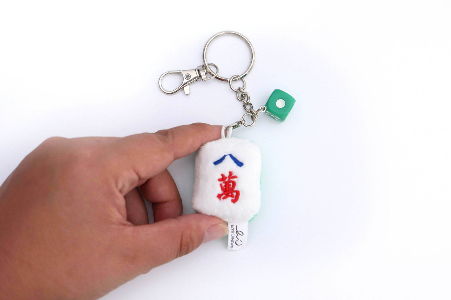 Tiny Mahjong Tile Plush Key & Bag Charm