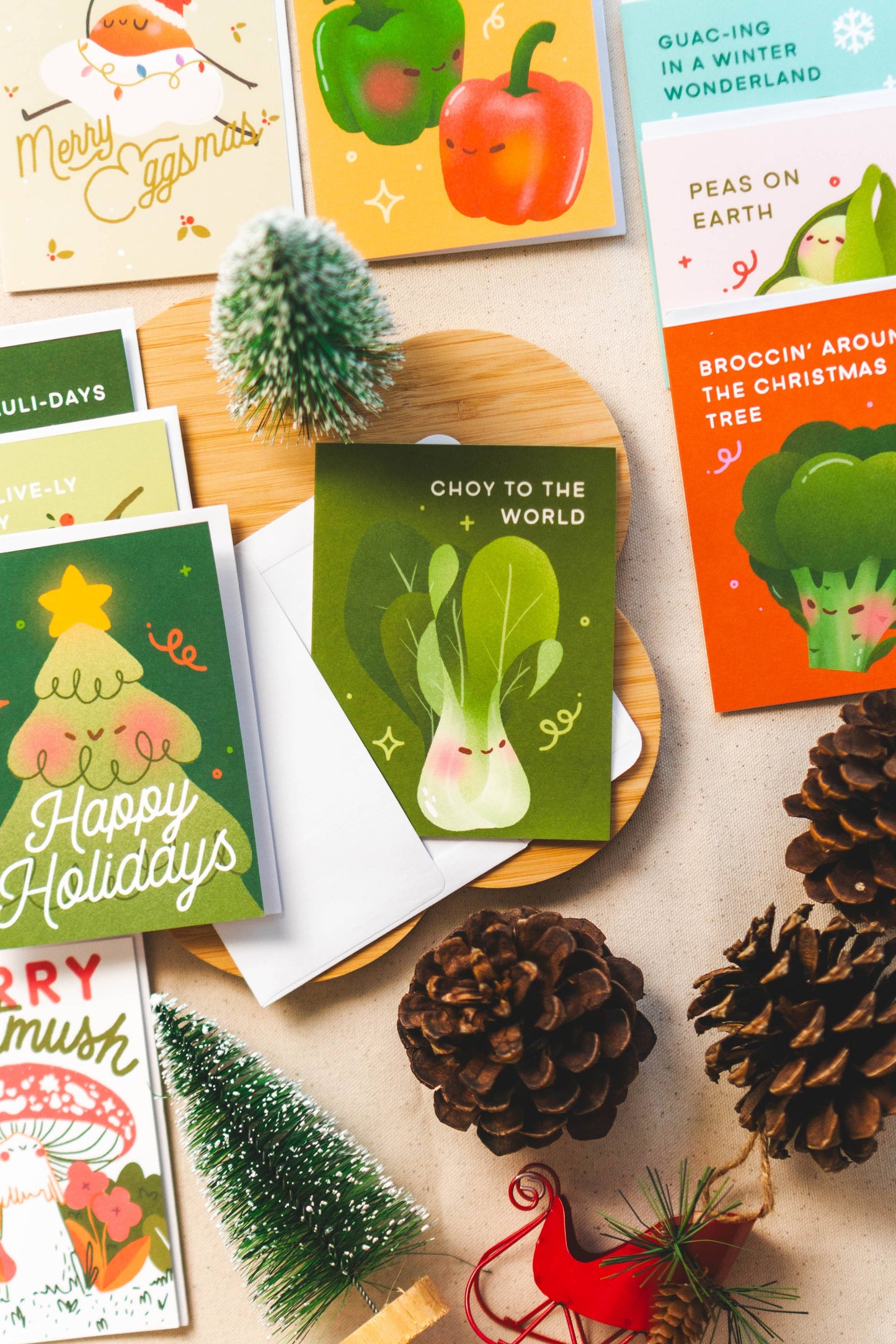 Bok Choy Holiday Card
