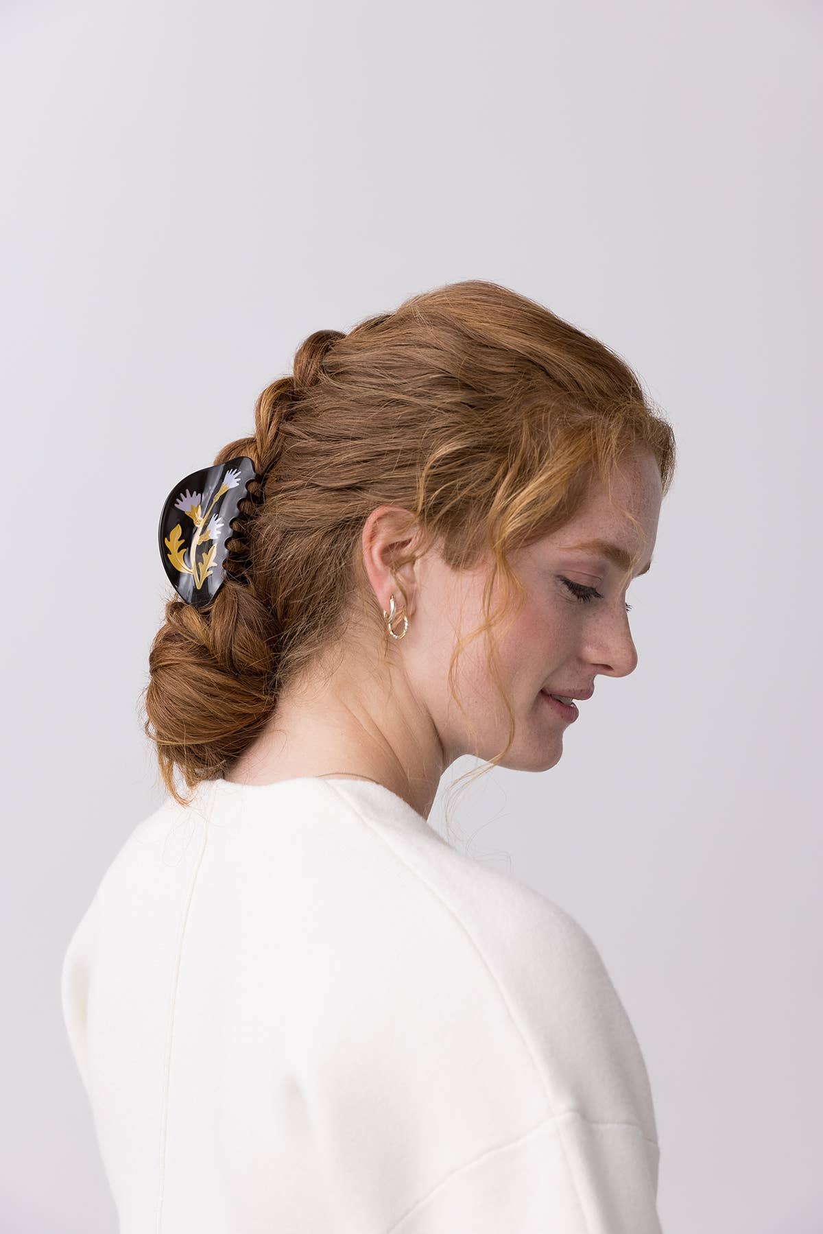 Milk Thistle Hair Claw Clip