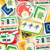 All I need are friends and mahjong vinyl sticker