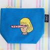 Embroidered Boat Pouch