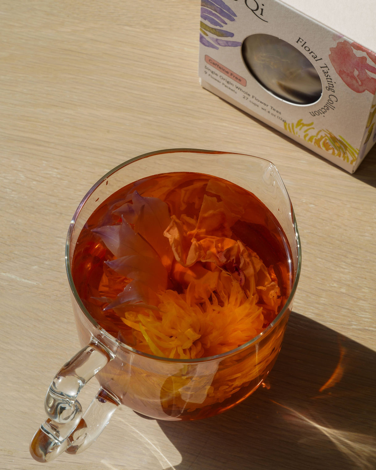 Floral Tea Tasting Set - Lotus, Chrysanthemum, Rose