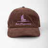 Sail Boat Cap - Brown Corduroy