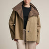 Reversible Plaid Button Jacket