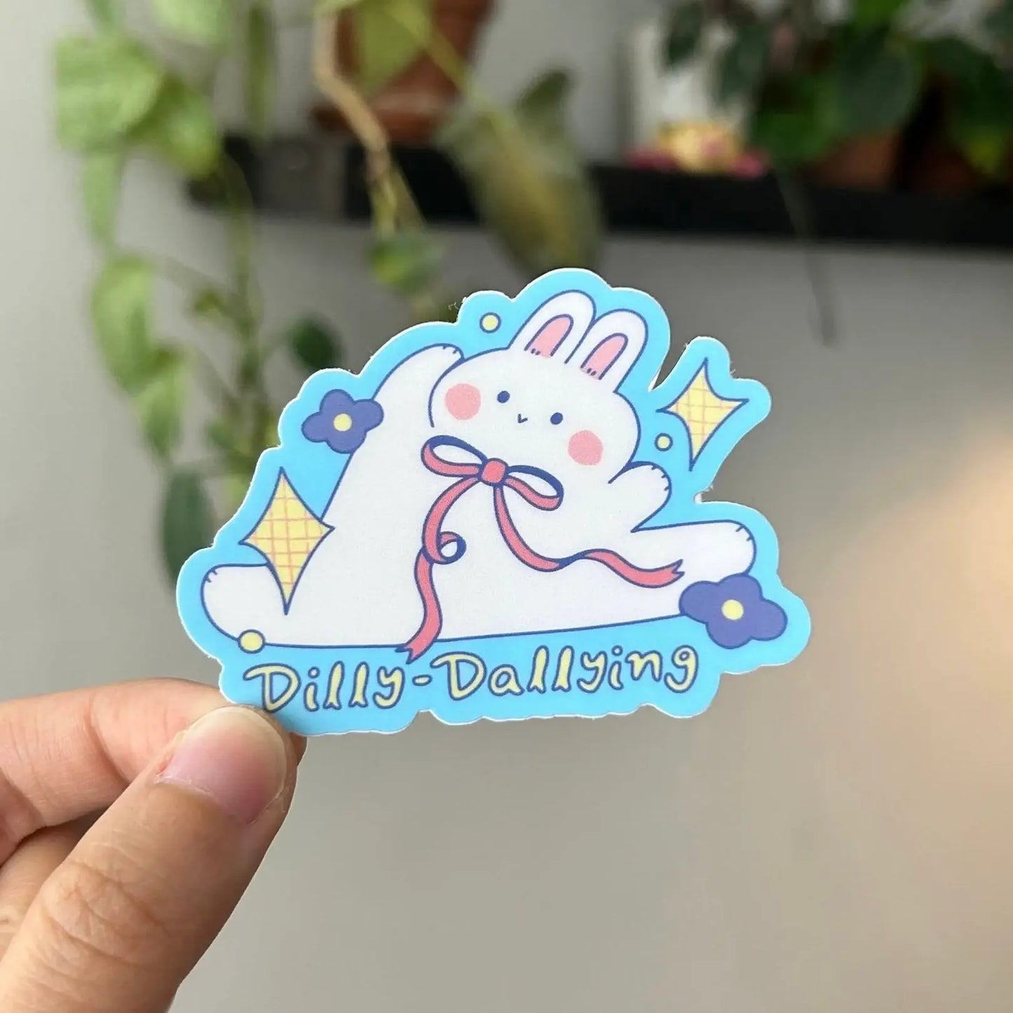 Dilly Dally Vinyl Sticker